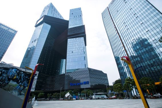 深圳騰訊大廈麻豆一级毛片安裝施工案例實景圖片